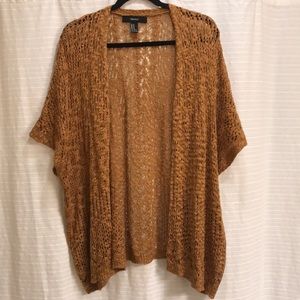 Short sleeve knit cardigan